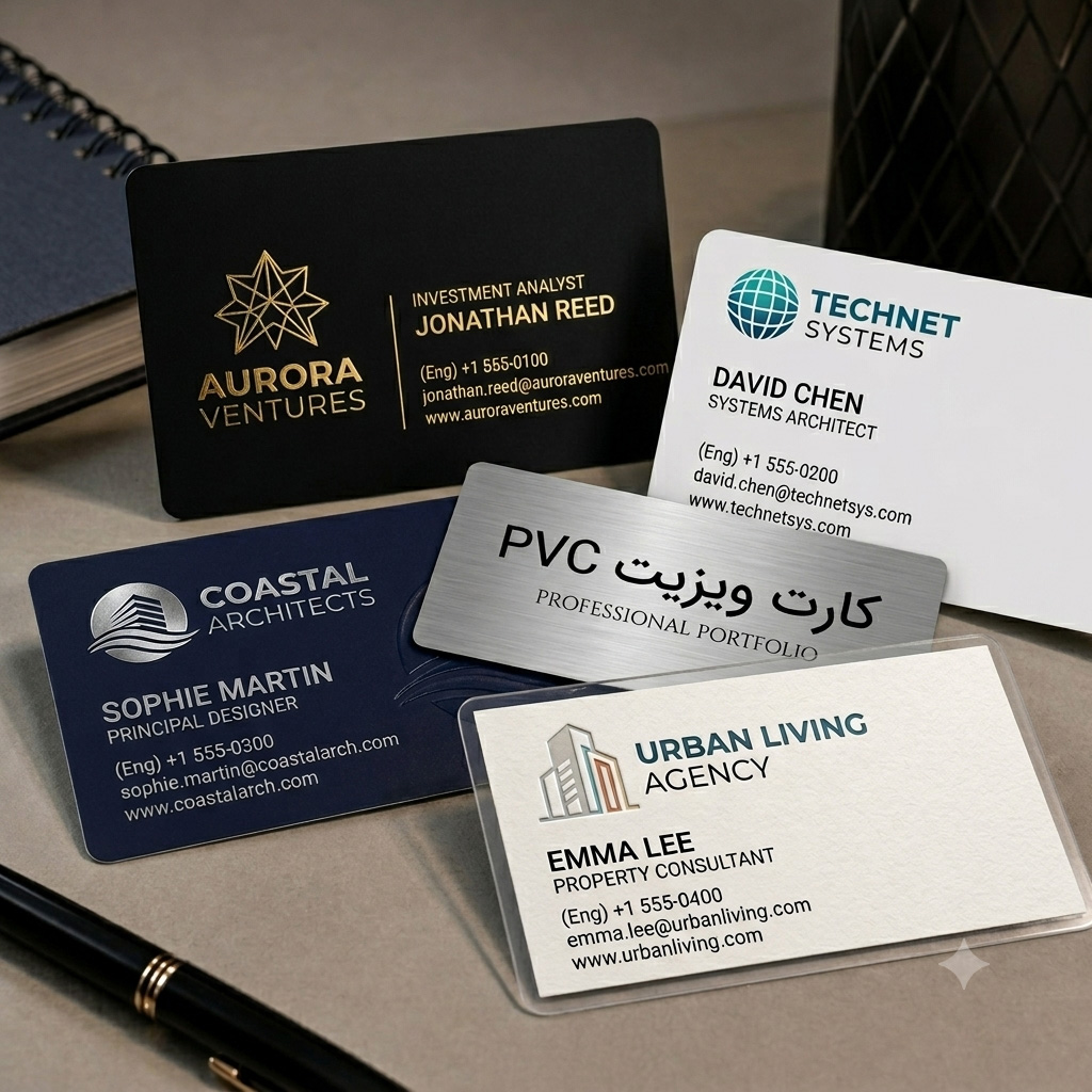 کارت ویزیت PVC